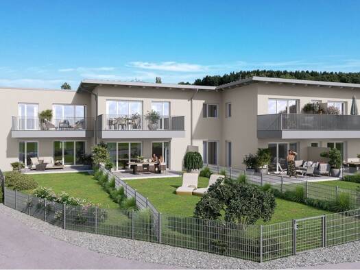 Wohnung zum Kauf - Erstbezug 327.500 € 2 Zimmer 56,3 m² EG Waldweg 8 Perwang am Grabensee 5166