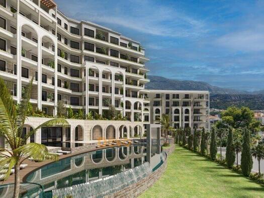 Terrassenwohnung zum Kauf provisionsfrei 283.167 € 2 Zimmer 38 m² Budva 85316