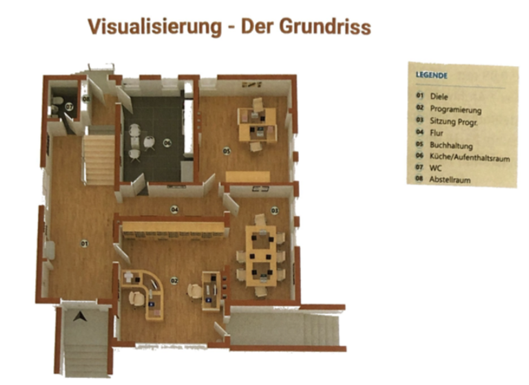 Büro zur Miete provisionsfrei 1.620 € 3 Zimmer 112 m² Bürofläche Schüttorf 48465