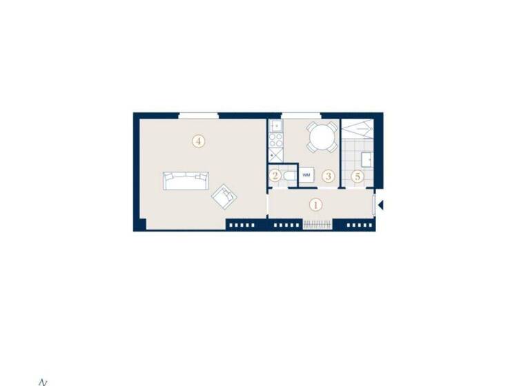 Studio zum Kauf 189.000 € 1 Zimmer 39 m² 4. Geschoss Wien,Rudolfsheim-Fünfhaus 1150