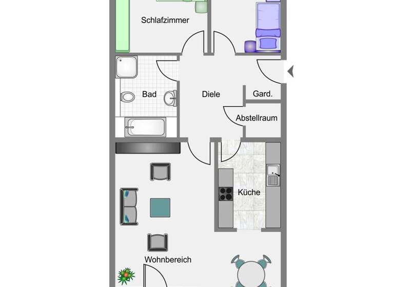 Wohnung zum Kauf 312.000 € 3 Zimmer 84,1 m² 1. Geschoss Herrenberg 71083