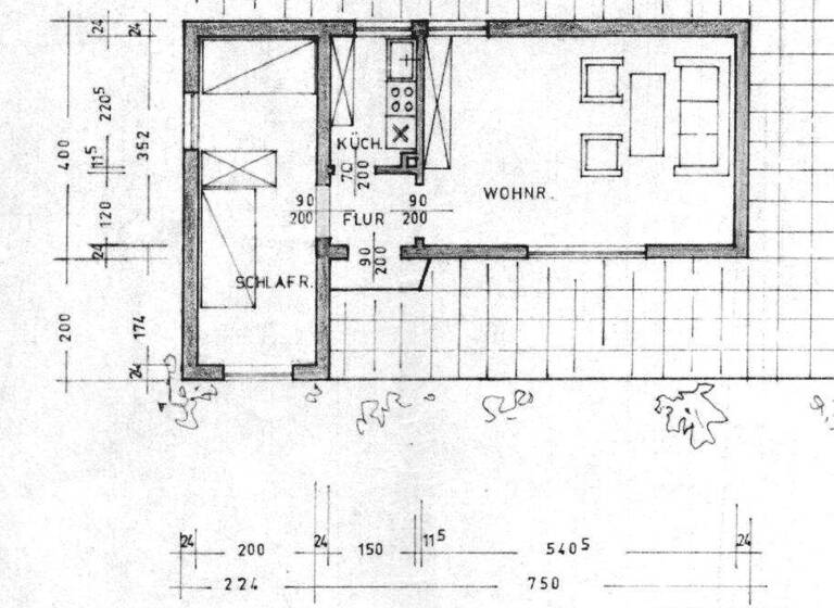 Haus zum Kauf 59.000 € 3 Zimmer 38,6 m² 4.132 m² Grundstück Kordel 54306