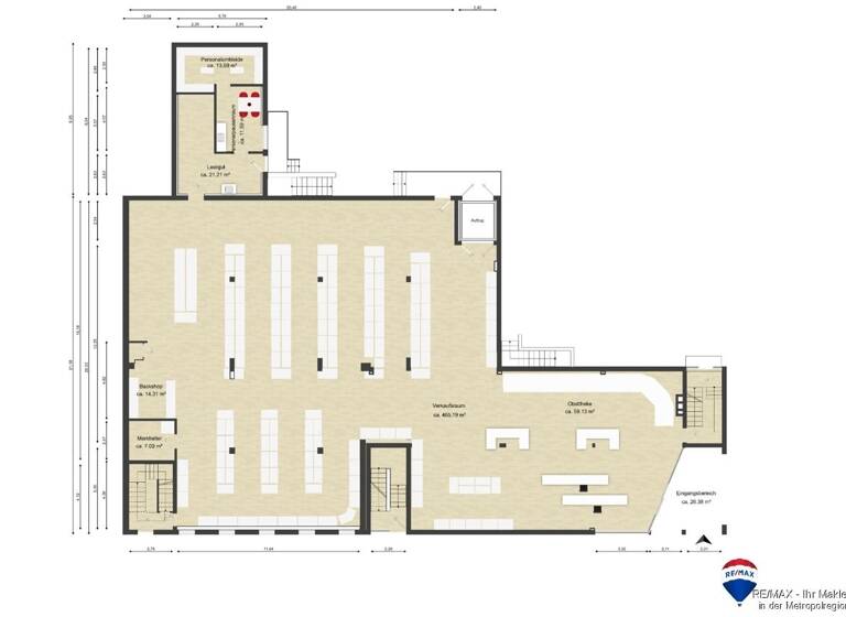 Laden zur Miete 5.713 € 523 m²<br/>Verkaufsfläche Schwabach Schwabach 91126