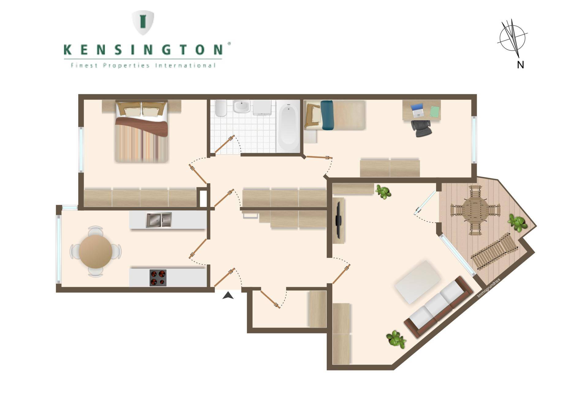 Gemütliche 3-Zimmer-Wohnung mit sonniger Südwest-Loggia – Straße nicht freigegeben, 10315 Berlin / Friedrichsfelde – Vorschaubild 4