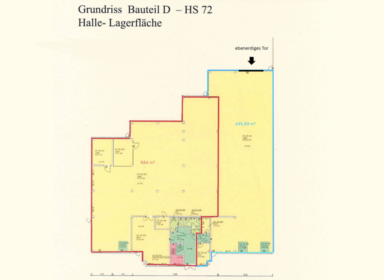 Produktionshalle zur Miete provisionsfrei 6,80 € 998 m² Lagerfläche Steinberg Dietzenbach 63128
