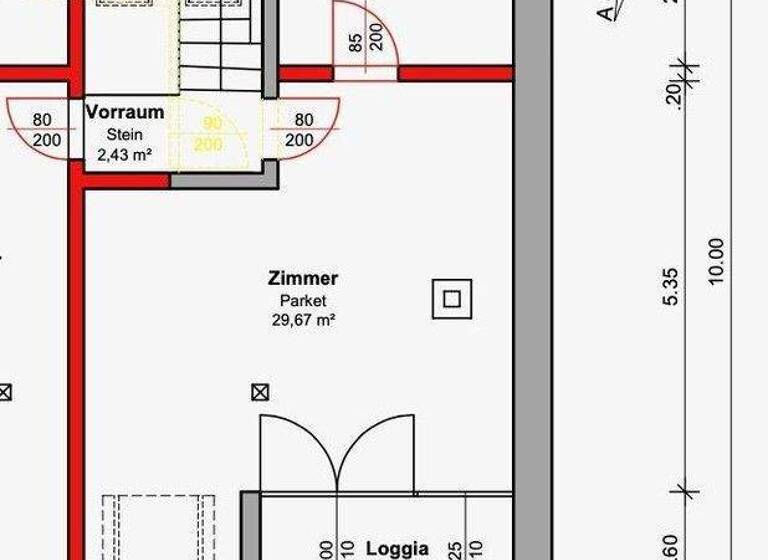 Studio zur Miete 700 € 1 Zimmer 35 m² 1. Geschoss frei ab sofort Frauenberg 9 Stein an der Donau Krems/Stein 3500