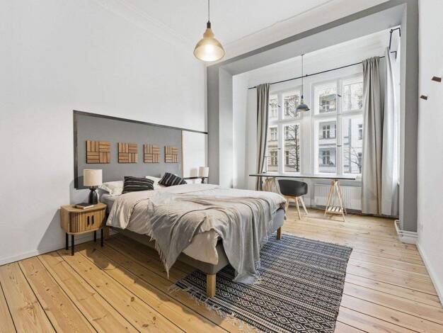 WG-Zimmer zur Miete Wohnen auf Zeit 500 € 107 m² 1. Geschoss Simon-Dach-Straße 13 Friedrichshain Berlin 10245