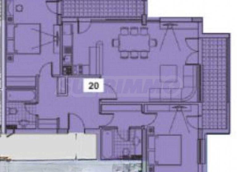 Studio zum Kauf 371.002 € 2 Zimmer 134,9 m² Sofia