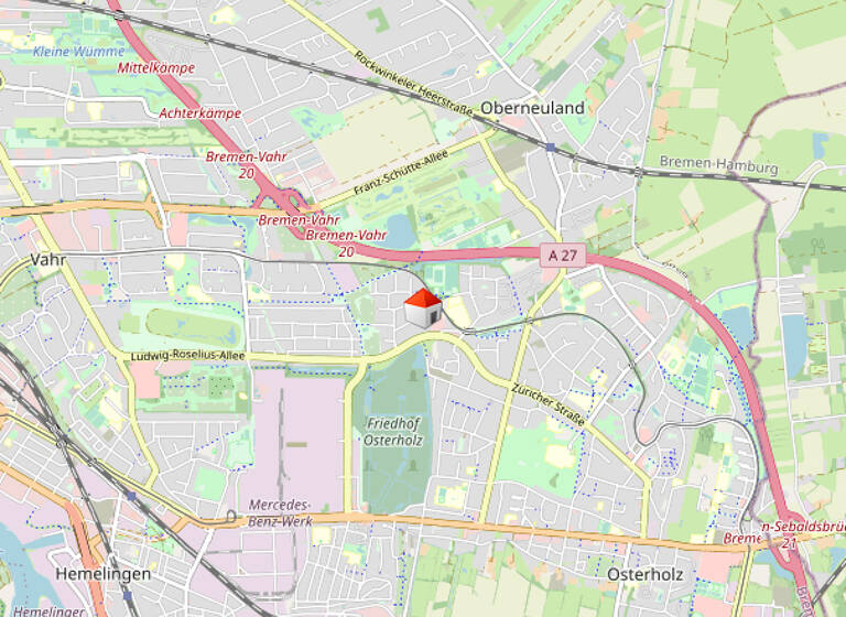 Wohnung zum Kauf 150.000 € 3 Zimmer 62 m²<br/>Wohnfläche 2.<br/>Geschoss ab sofort<br/>Verfügbarkeit Blockdiek Bremen 28327