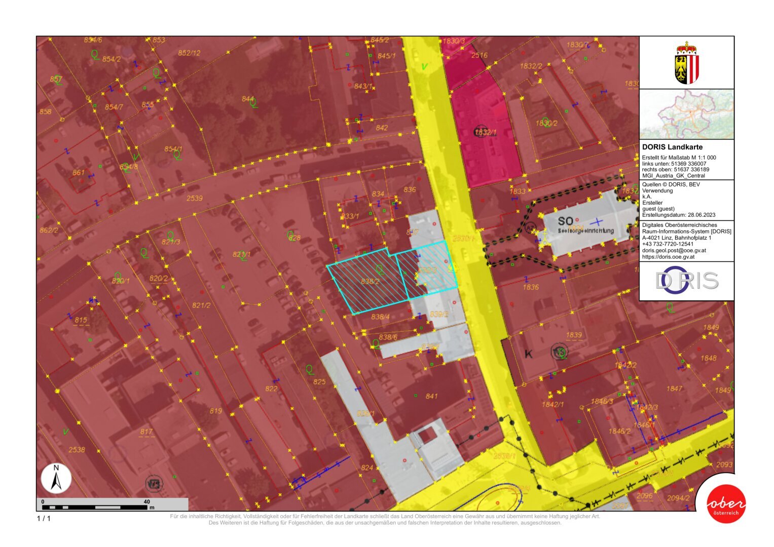 Immobilie zum Kauf als Kapitalanlage geeignet 1.040,1 m²<br/>Fläche 848 m²<br/>Grundstück Grabenhof Wels 4600