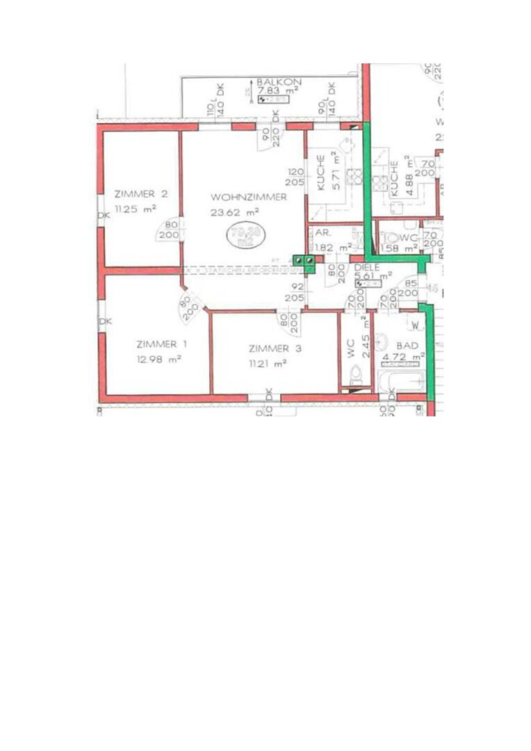 Wohnung zur Miete 663 € 4 Zimmer 79,4 m²<br/>Wohnfläche Kirchbichl Nöchling 3691