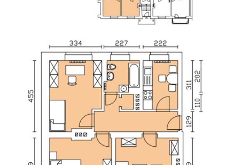 Wohnung zur Miete 613 € 3 Zimmer 64,4 m² frei ab 11.04.2026 Nürnberger Str. 7 Südvorstadt-West Dresden 01187