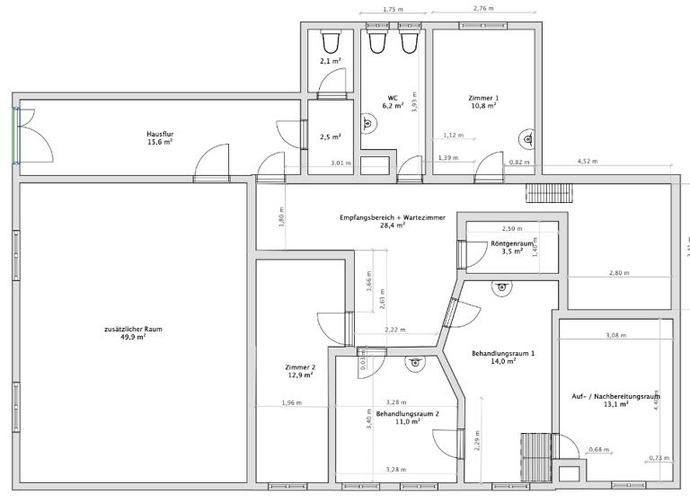 Büro zur Miete 950 € 6 Zimmer Freiberg 09599
