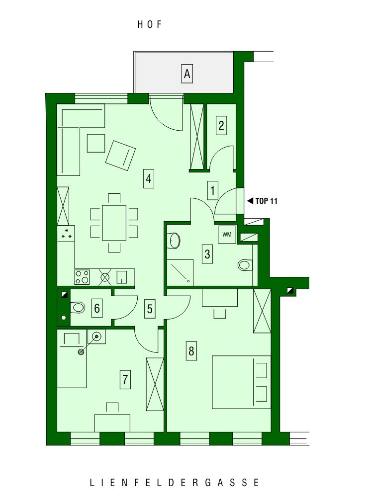 Wohnung zum Kauf 488.900 € 3 Zimmer 71 m²<br/>Wohnfläche 3.<br/>Geschoss Wien 1160