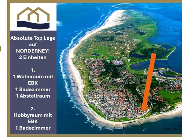 Wohnung zum Kauf 249.000 € 2 Zimmer 25 m² Brunnenstraße 3 Norderney 26548