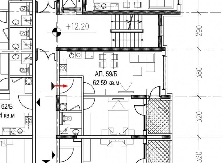 Studio zum Kauf 122.938 € 2 Zimmer 72,3 m² Sofia