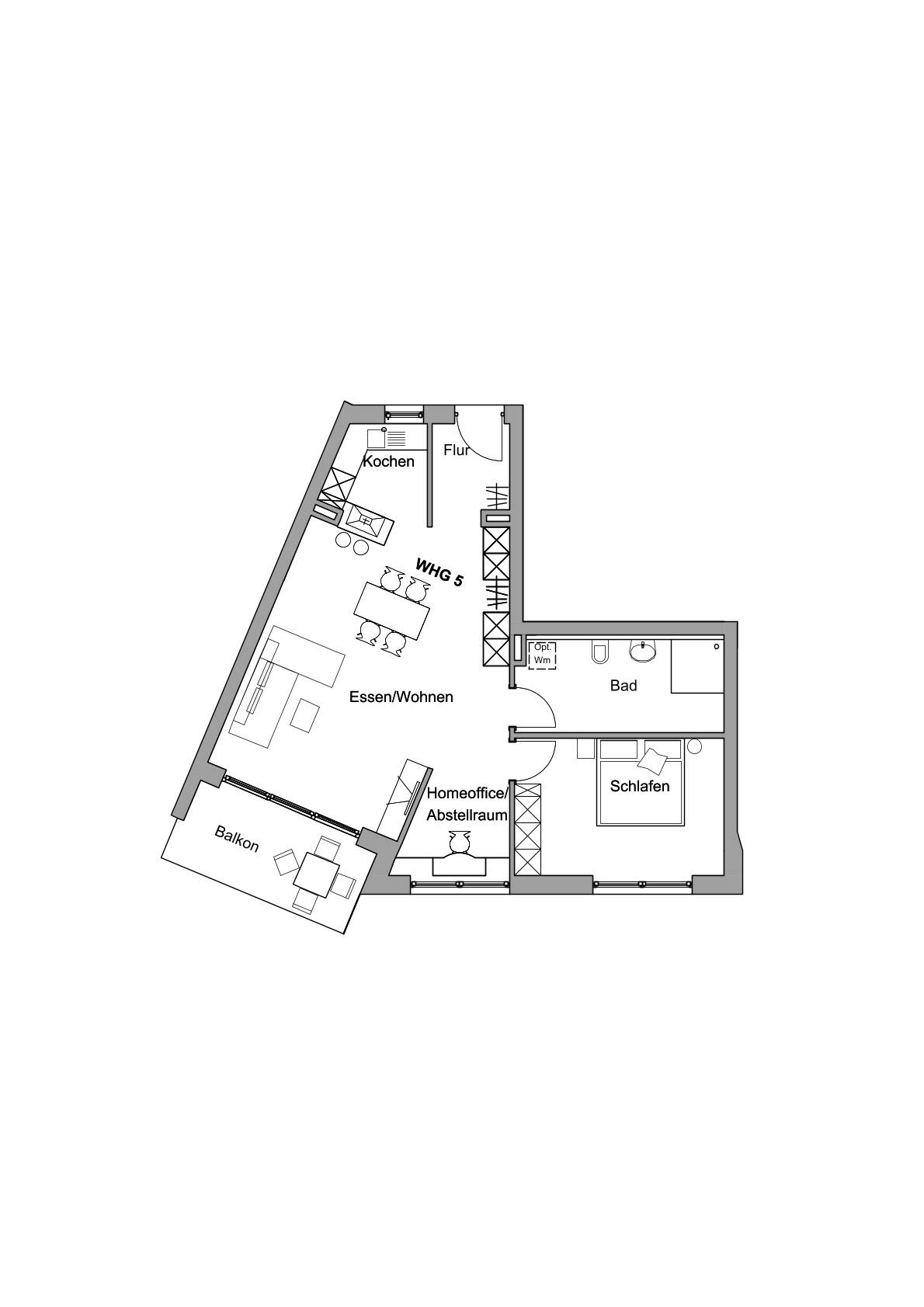 Wohnung zum Kauf provisionsfrei 470.000 € 2 Zimmer 77,8 m²<br/>Wohnfläche 1.<br/>Geschoss Grötzingen Aichtal / Grötzingen 72631