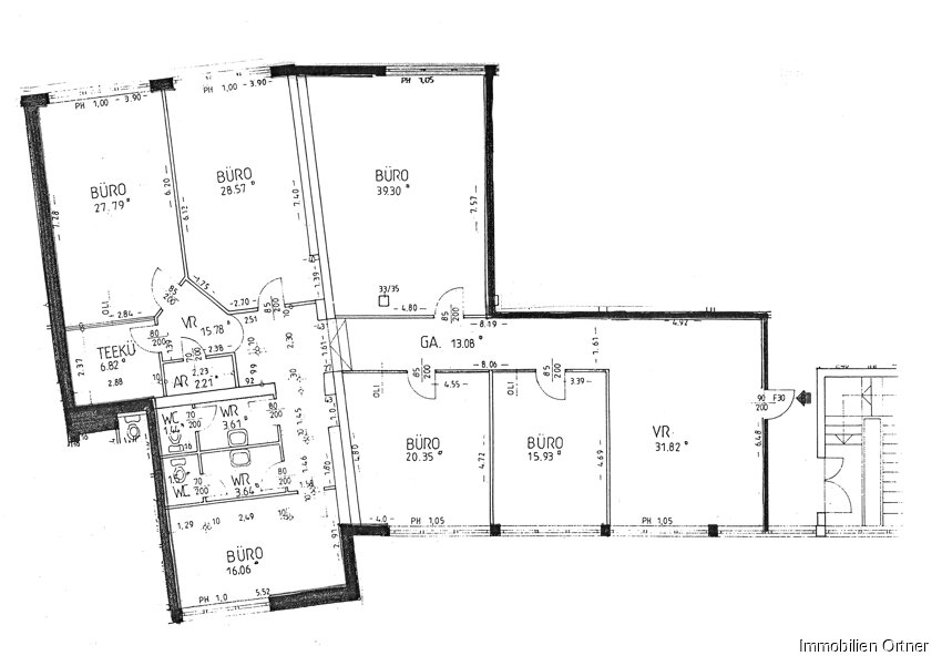 Bürofläche zur Miete 8,50 € 229,6 m²<br/>Bürofläche Itzling Salzburg 5020