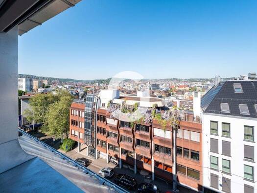 Wohnung zur Miete 1.400 € 2 Zimmer 70 m² 6. Geschoss Mitte Stuttgart, Mitte 70184