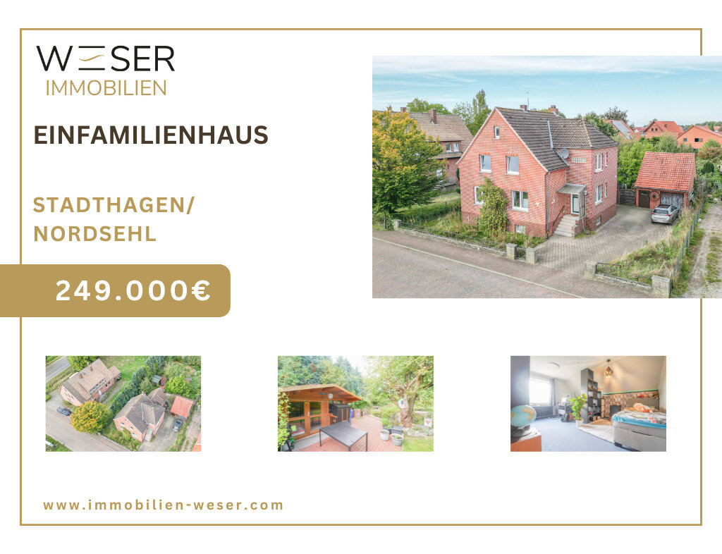 Einfamilienhaus zum Kauf 249.000 € 5 Zimmer 135 m²<br/>Wohnfläche 1.048 m²<br/>Grundstück Nordsehl 31717