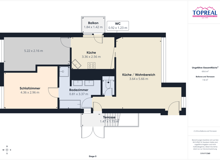 Wohnung zum Kauf 214.000 € 3 Zimmer 73 m² Marchtrenk 4614