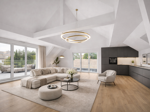 Penthouse zum Kauf provisionsfrei 965.000 € 5 Zimmer 140 m² 1. Geschoss Biebrich Wiesbaden 65203