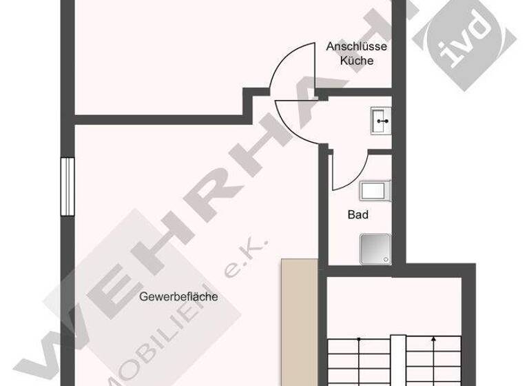 Bürofläche zum Kauf 1.853 € 1 Zimmer 55,2 m² Bürofläche Alte Landstraße 47 Bargteheide 22941
