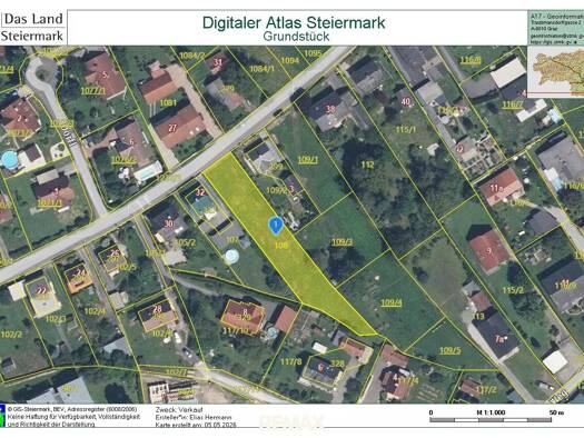 Grundstück zum Kauf 69.000 € 1.247 m² Grundstück Mureck 8480