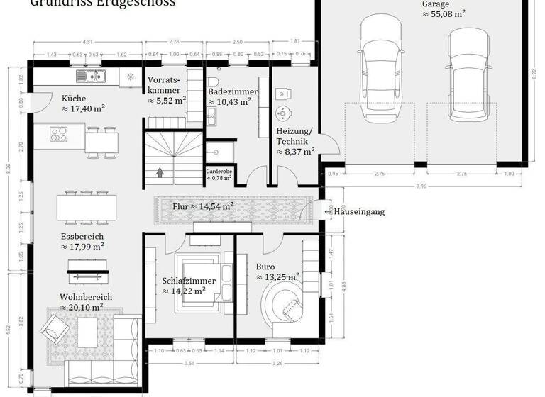 Einfamilienhaus zum Kauf 749.000 € 7 Zimmer 198 m² 790 m² Grundstück Lambertsberg 54649