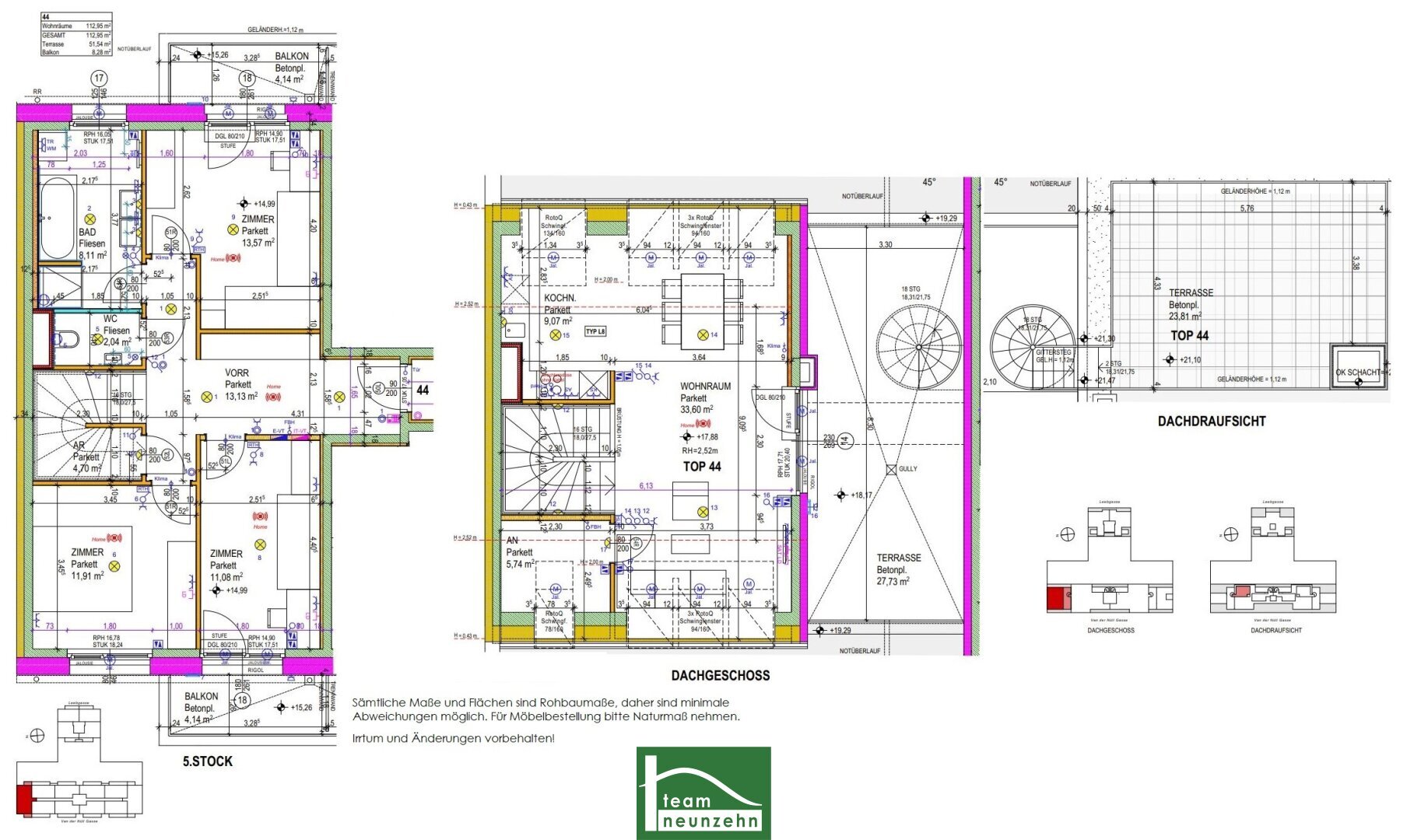 Wohnung zur Miete 1.580 € 4 Zimmer 112 m²<br/>Wohnfläche 5.<br/>Geschoss Van-der-Nüll-Gasse 47 Wien 1100