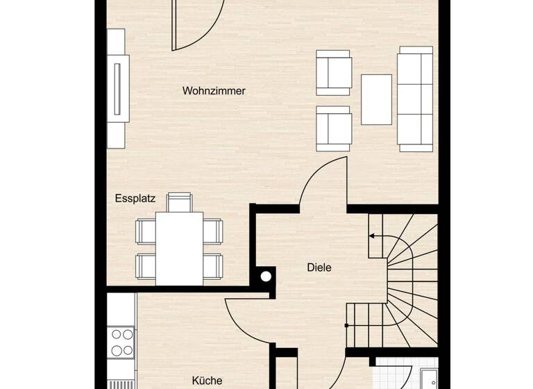 Reihenmittelhaus zum Kauf 399.000 € 5 Zimmer 131 m² 212 m² Grundstück Lindleinsmühle Würzburg 97078