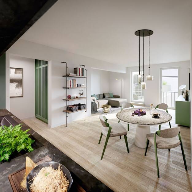 Wohnung zum Kauf - Neubau provisionsfrei 1.475.000 € 3 Zimmer 97,3 m² 3. Geschoss Leonrodstraße 11 Dom Pedro München 80634