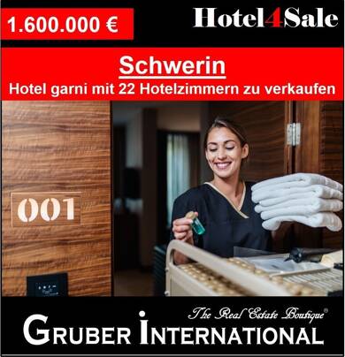 Hotel zum Kauf 1.600.000 € 22 Zimmer 90 m² Gastrofläche 220 m² Grundstück Schwerin 19057