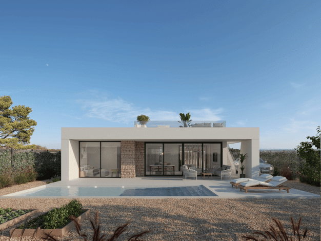 Villa zum Kauf provisionsfrei 395.000 € 4 Zimmer 112 m² 457 m² Grundstück Fuente Álamo 30320