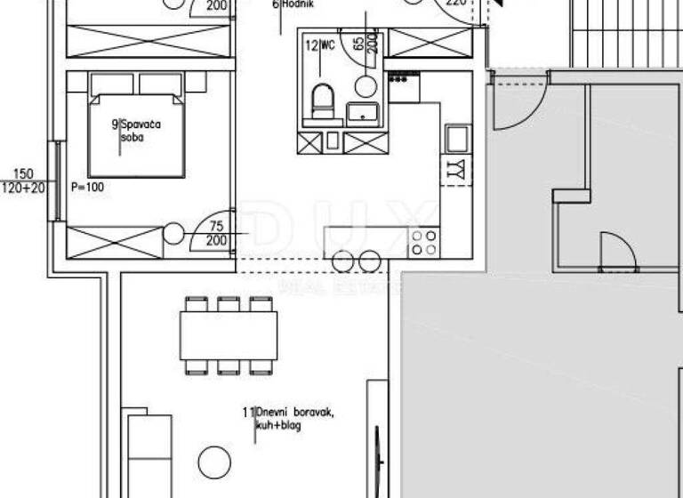 Wohnung zum Kauf 285.000 € 4 Zimmer 96 m² 1. Geschoss Vodice