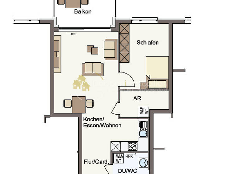 Wohnung zum Kauf - Erstbezug provisionsfrei 255.500 € 2 Zimmer 59,8 m² 1. Geschoss frei ab sofort Schlotfeld 0   WE 10 Weipertshofen Stimpfach 74597