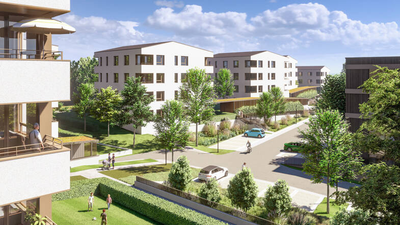 Wohnung zum Kauf - Neubau provisionsfrei 316.900 € 2,5 Zimmer 58,9 m² 2. Geschoss Laupheim Laupheim 88471
