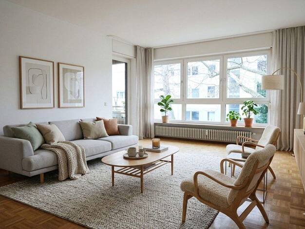 Wohnung zum Kauf provisionsfrei 650.000 € 3,5 Zimmer 97 m² 1. Geschoss Kastellweg Neuenheim Heidelberg 69120