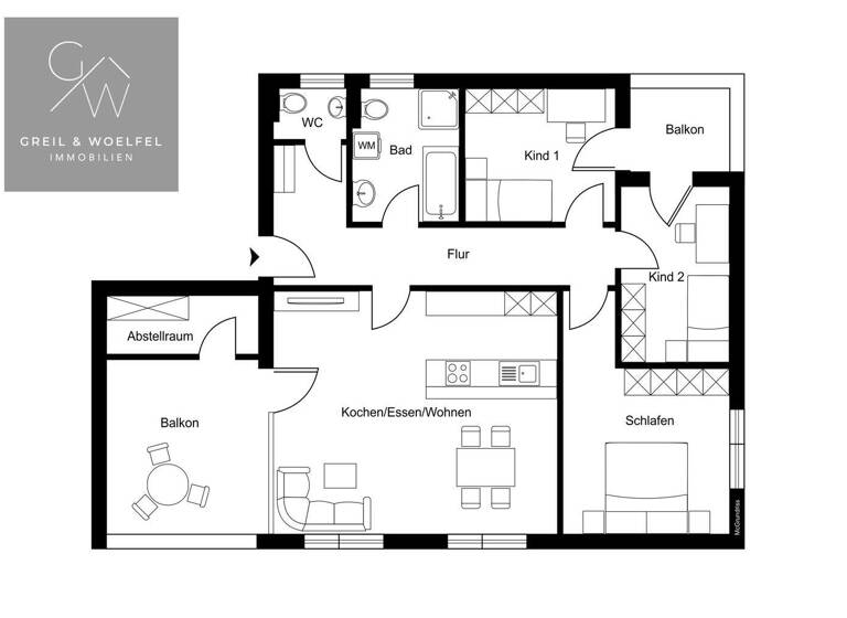 Wohnung zum Kauf 595.000 € 4 Zimmer 92,6 m² 1. Geschoss Dornbirn 6850