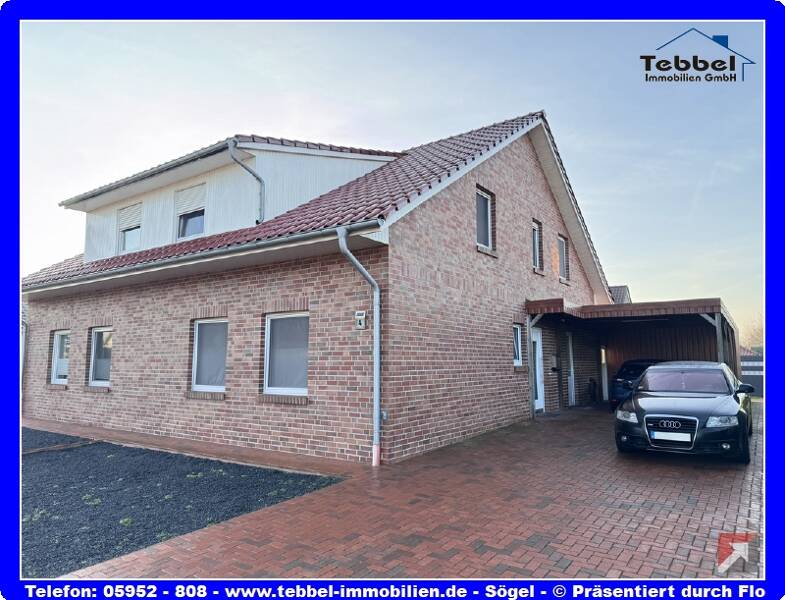 Doppelhaushälfte zum Kauf provisionsfrei 265.000 € 4 Zimmer 127 m² 383 m² Grundstück Sögel Sögel 49751