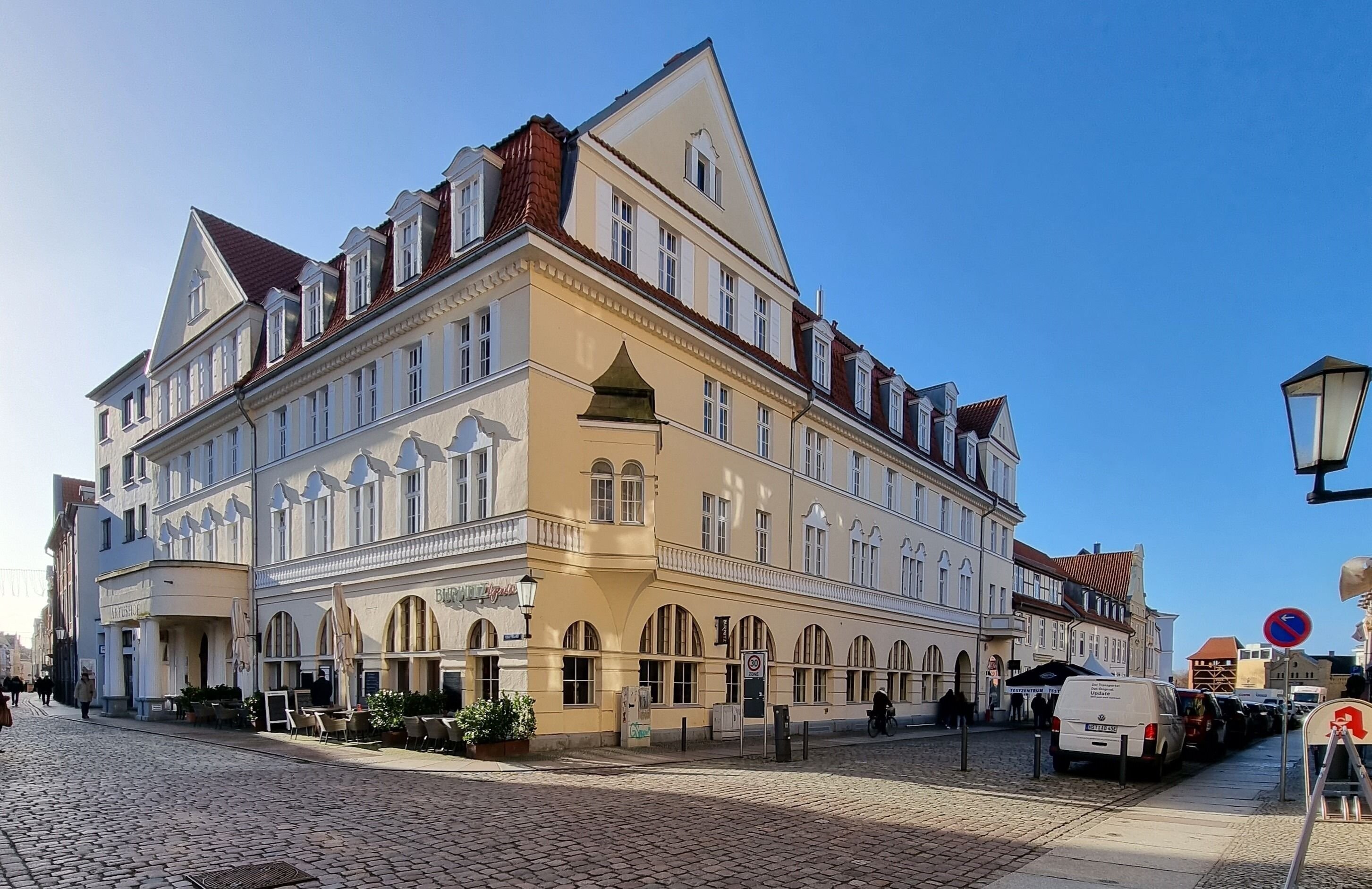 Bürofläche zur Miete provisionsfrei 7,50 € 1 Zimmer 150 m²<br/>Bürofläche Alter Markt 8 Altstadt Stralsund 18439