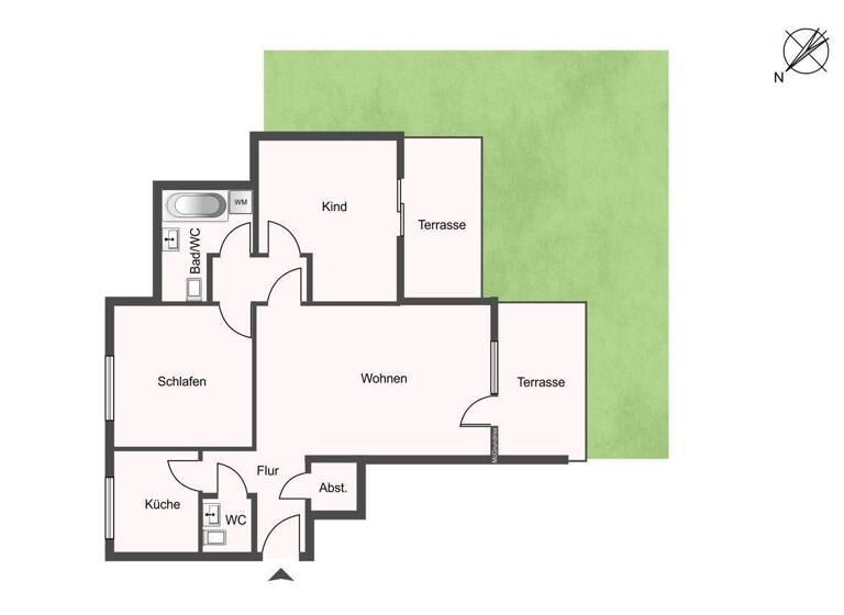 Wohnung zum Kauf 199.900 € 3 Zimmer 76,9 m² EG Strehlen Dresden 01219