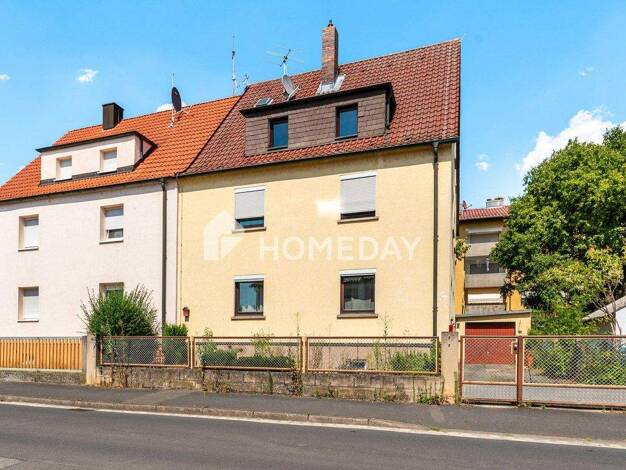 Doppelhaushälfte zum Kauf 380.000 € 8 Zimmer 200 m² 150 m² Grundstück Oberndorf Schweinfurt 97424