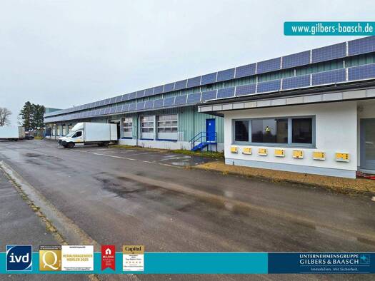 Lagerhalle zur Miete 9.800 € 4.550 m² Lagerfläche teilbar ab 2.250 m² Hermeskeil Hermeskeil 54411