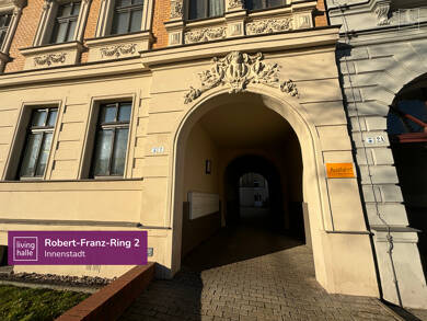 Wohnung zur Miete 590 € 2 Zimmer 78 m² Dachgeschoss frei ab 01.08.2025 Robert-Franz-Ring 2 Innenstadt Halle / Mitte 06108