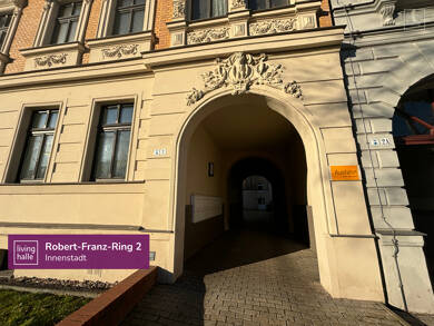 Wohnung zur Miete 590 € 2 Zimmer 78 m² Dachgeschoss frei ab 01.08.2025 Robert-Franz-Ring 2 Nördliche Innenstadt Halle / Mitte 06108
