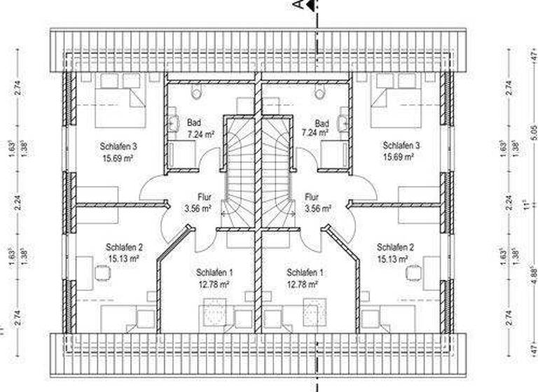 Doppelhaushälfte zur Miete - Erstbezug 1.210 € 5 Zimmer 110 m² 250 m² Grundstück frei ab 01.05.2026 Ostrhauderfehn 26842