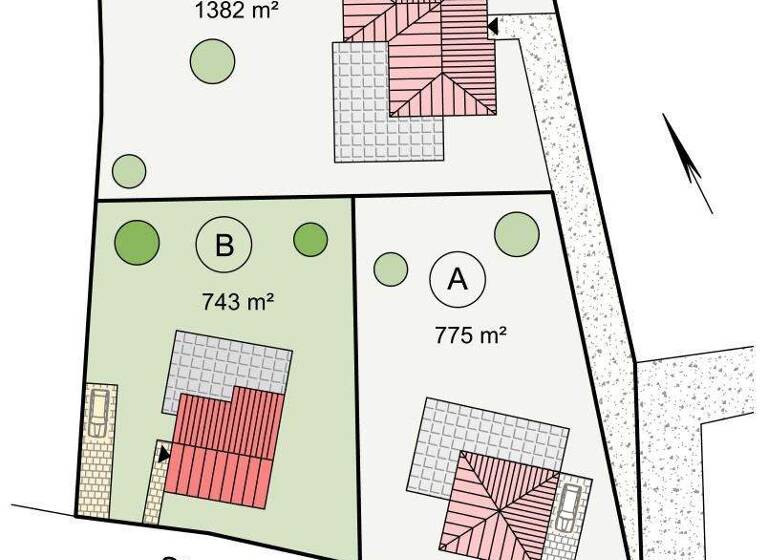 Grundstück zum Kauf 95.000 € 743 m² Grundstück Straße des Friedens 15 Hohenweiden Schkopau-Hohenweiden 06258