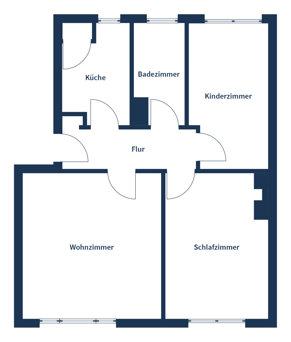 Wohnung zum Kauf 149.000 € 3 Zimmer 63 m²<br/>Wohnfläche 1.<br/>Geschoss Babenend Oldenburg 26127