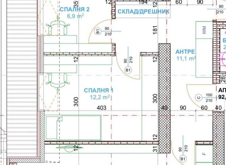 Studio zum Kauf 198.396 € 4 Zimmer 110,2 m² Sofia